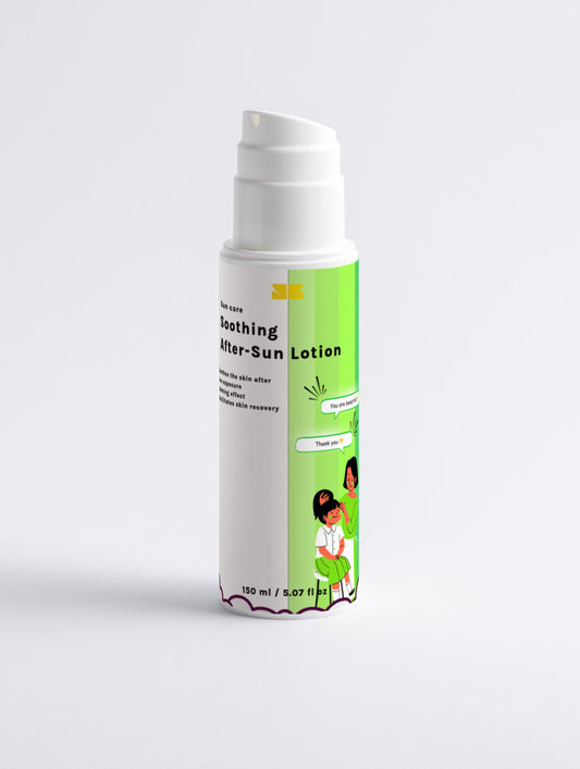 “Luro Soothing After-Sun Lotion | Cooling & Hydrating Relief”❄️💛
